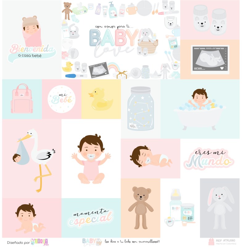 TARJETAS BABY LOVE ISA